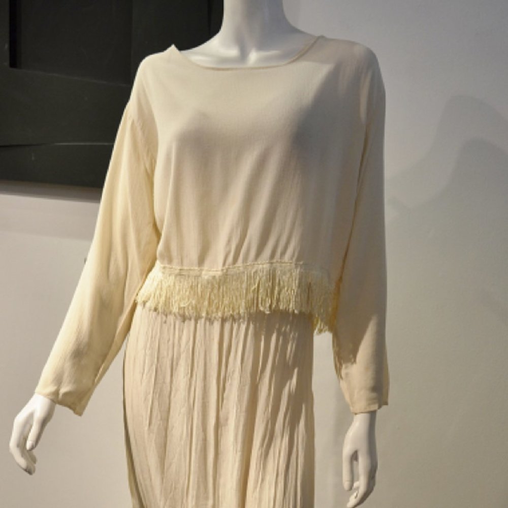 Farideh Pour Publique Vintage Fringey Top & Skirt
